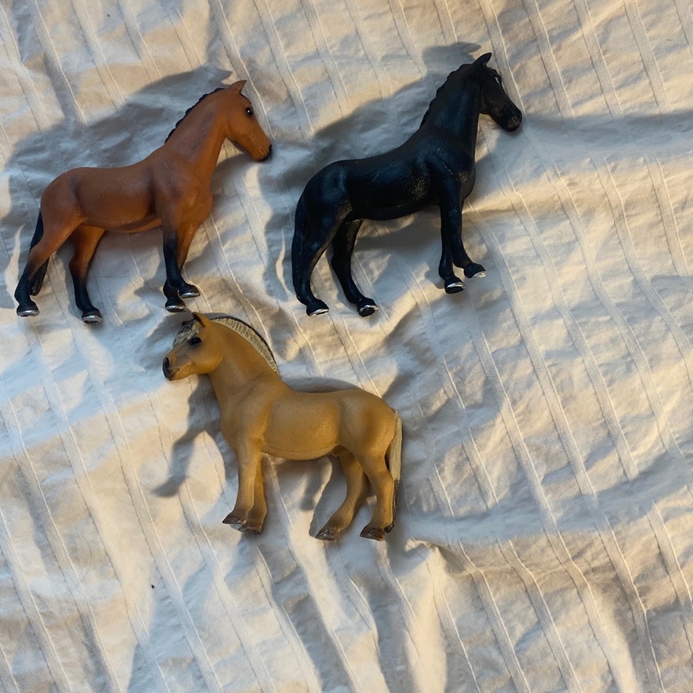 Schleich set a three horses retired - Picture 2 of 5